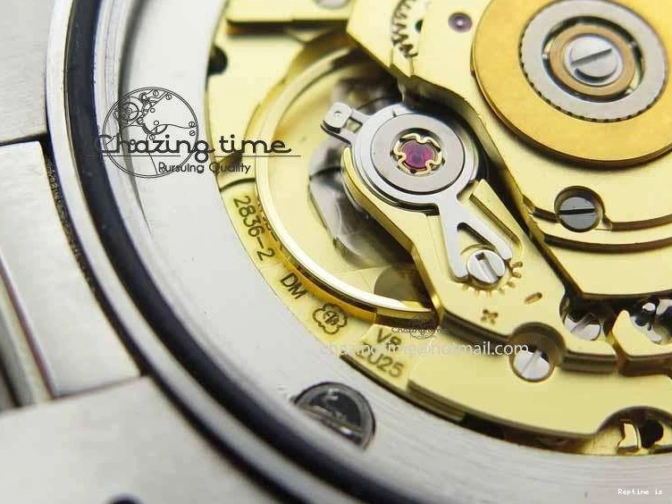 0109 Day Date 40mm SS BP Maker Best Edition Diamond Bezel Black Dial On SS Bracelet ETA Unique 3693